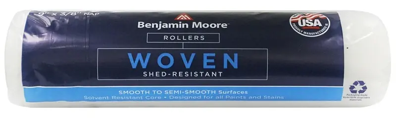Benjamin Moore U65696-018 Woven Roller Cover, 3/8 in Thick Nap, 9 in L Next Day Delivery