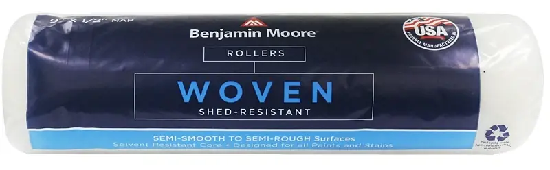 Benjamin Moore U65697-018 Woven Roller Cover, 1/2 in Thick Nap, 9 in L Crafted
