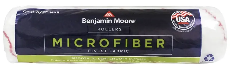 Benjamin Moore U65682-018 Roller Cover, 3/8 in Thick Nap, 9 in L, Microfiber Cover, 1/EA Factory Price