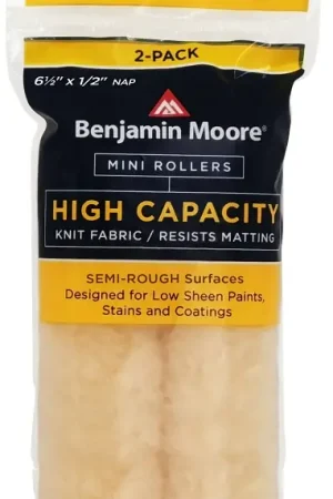 Benjamin Moore U66503-018 Mini Roller Cover, 1/2 in Thick Nap, 6-1/2 in L, Wool Cover, Buff Special Discount