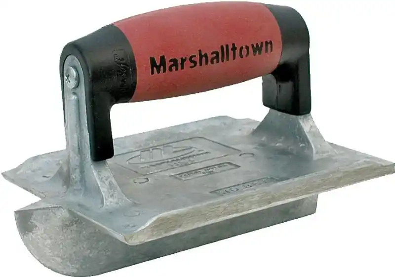 Best Seller Marshalltown DuraSoft Series 833D Hand Groover, 1/2 in D Groove, 6 in L Blade, 4-3/8 in W Blade, 1/4 in Radius
