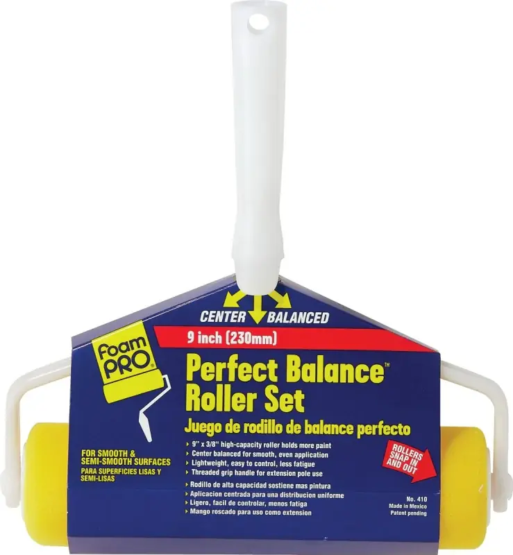 Affordable Foampro 410 Roller Set, 3/8 in Nap, Fabric Foam Cover, 9 in L Roller