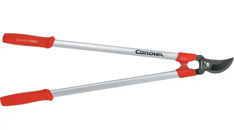 Corona SL 3264 Bypass Lopper, 1-1/2 in Cutting Capacity, Dual Arc Blade, Steel Blade, Steel Handle, Trapezoidal Handle Luxury
