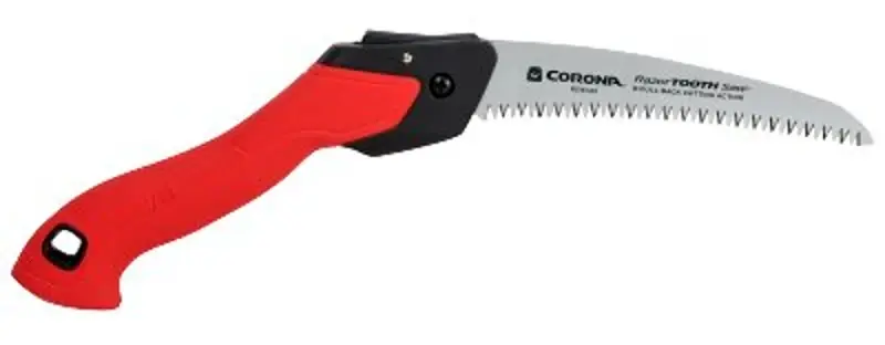 Same Day Shipping Corona RS16120 Folding Pruning Saw, 7 in Blade, SK5 Steel Blade, 6 TPI, Plastic Handle, Non-Slip Handle