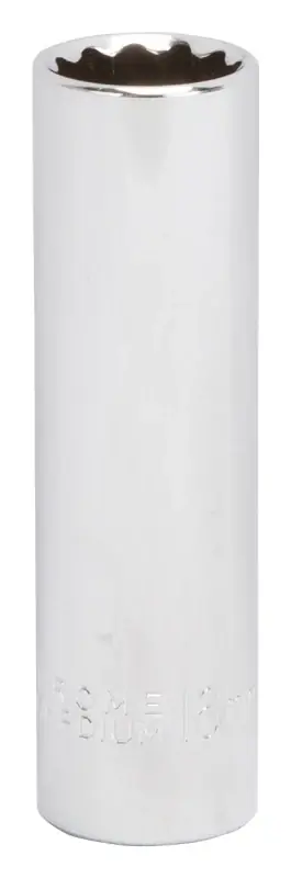 Best Choice Vulcan MT6528977 Drive Socket, 16 mm Socket, 1/2 in Drive, 12-Point, Chrome Vanadium Steel, Chrome